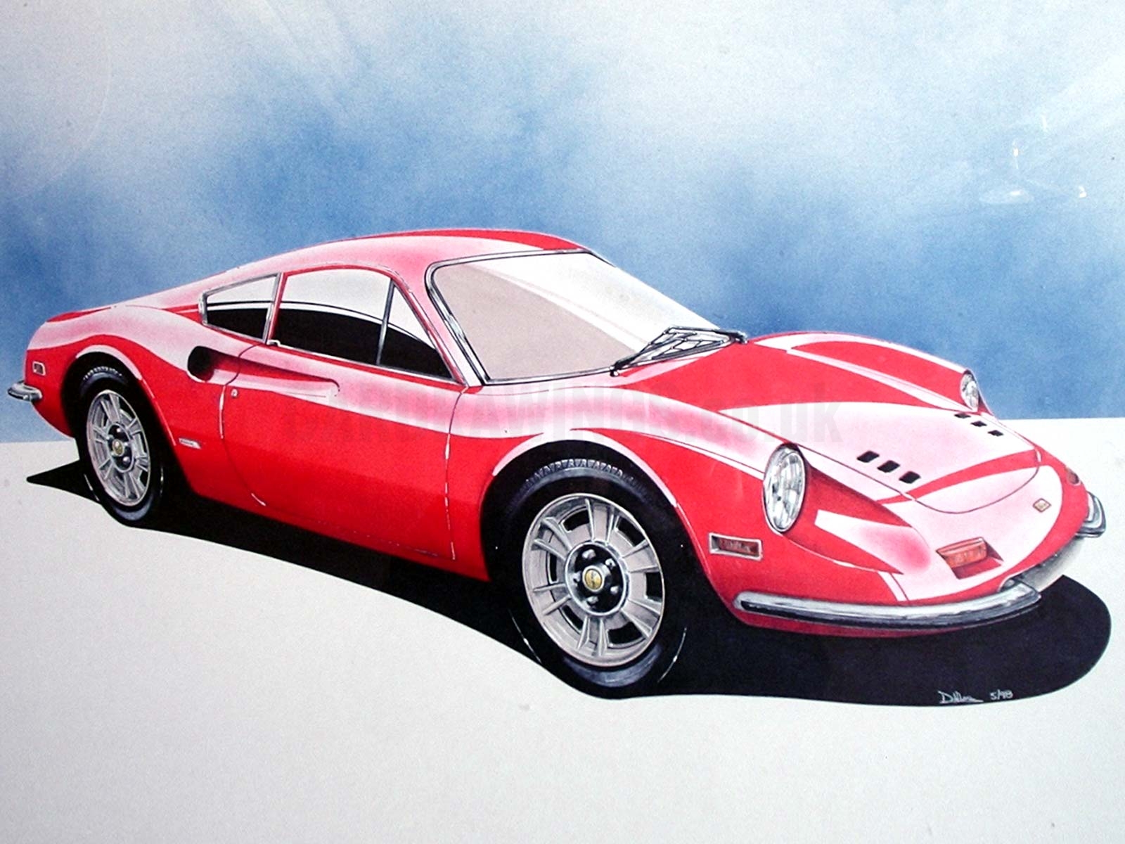 Ferrari Dino Red