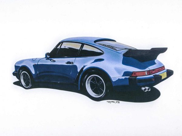 Porsche 911 Turbo Blue
